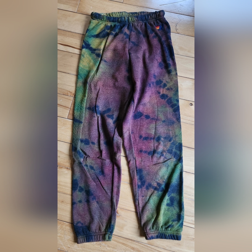 Aviator Nation Multicolor Tie-Dye Joggers